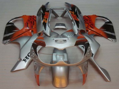 1992-1993 Honda CBR900RR 893 Motorcycle Fairings - Silver Orange Glossy Black Canada Suppliers