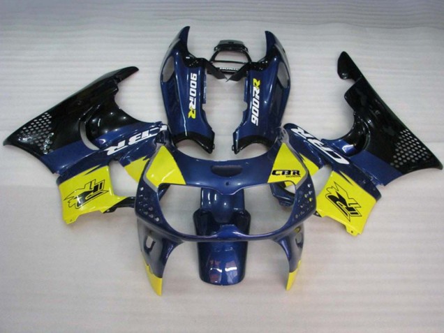 1994-1995 Honda CBR900RR 893 Motorcycle Fairings - Blue Yellow Glossy Black Canada Suppliers