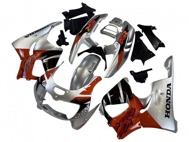 1996-1997 Honda CBR900RR 893 Motorcycle Fairings - Silver Red Glossy Black Canada Suppliers