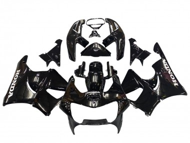 1998-1999 Honda CBR900RR 919 Motorcycle Fairings - Glossy Black White Decals Canada Suppliers