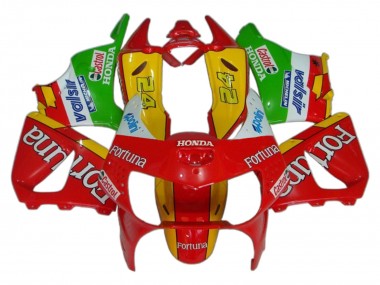 1998-1999 Honda CBR900RR 919 Motorcycle Fairings - Red Yellow Green White Fortuna Castrol Canada Suppliers