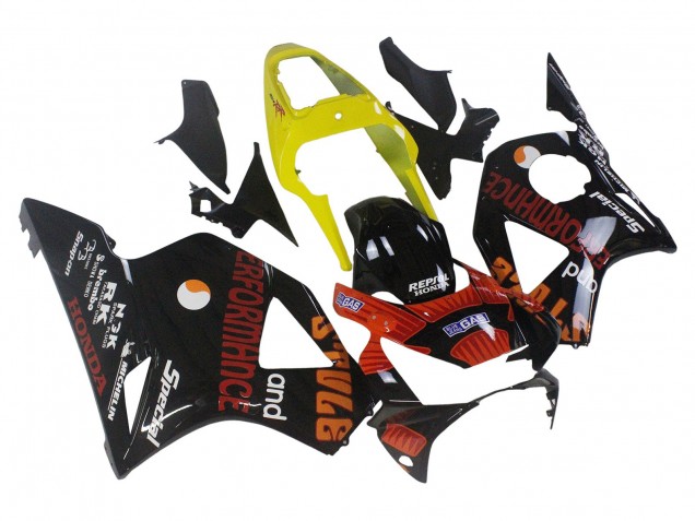 2002-2003 Honda CBR900RR 954 Motorcycle Fairings - Yellow Red Glossy Black Repsol Rossi Canada Suppliers