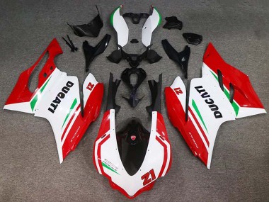 2015-2020 Ducati 959/1299 Motorcycle Fairings - White Red Green Glossy Black 21 Canada Suppliers
