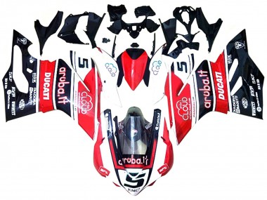 2015-2020 Ducati 959/1299 Motorcycle Fairings - White Red Glossy Black Aruba 5 Canada Suppliers