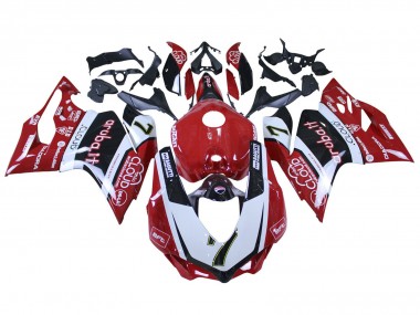 2015-2020 Ducati 959/1299 Motorcycle Fairings - White Red Black Aruba 7 Canada Suppliers