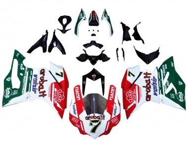 2015-2020 Ducati 959/1299 Motorcycle Fairings - White Red Green Valsir Fiamm 7 Canada Suppliers