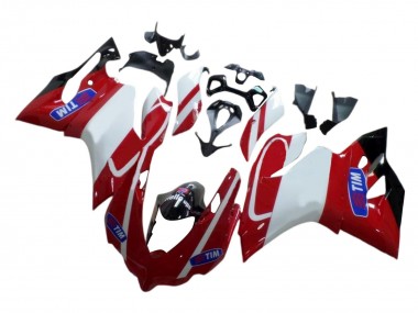 2015-2020 Ducati 959/1299 Motorcycle Fairings - White Red Glossy Black Tim Canada Suppliers
