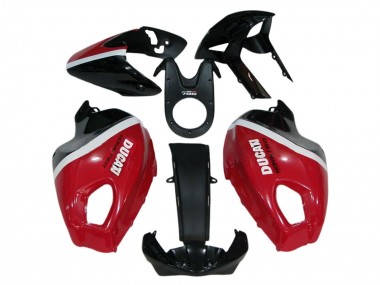 2008-2012 Ducati Monster 696 796 1100 1100S Motorcycle Fairings - Red White Glossy Black Canada Suppliers