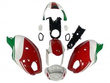2008-2012 Ducati Monster 696 796 1100 1100S Motorcycle Fairing - White Red Green Canada Suppliers