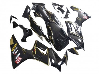 2002-2006 Honda CBR125R Motorcycle Fairings - Glossy Black Gold Canada Suppliers