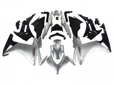 2013-2015 Honda CBR500R Motorcycle Fairing - Silver Glossy Black Canada Suppliers
