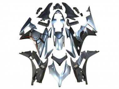 2013-2015 Honda CBR500R Motorcycle Fairing Kits - Silver Glossy Black Canada Suppliers