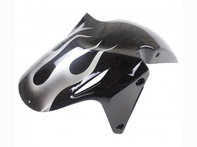 2013-2015 Honda CBR500R Motorcycle Fairings - Glossy Black Silver Flame Canada Suppliers