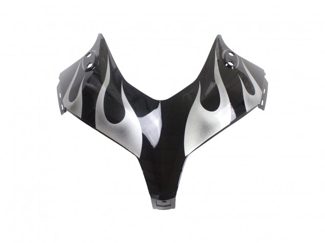 2013-2015 Honda CBR500R Motorcycle Fairings - Glossy Black Silver Flame Canada Suppliers