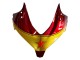 2013-2015 Honda CBR500R Motorcycle Fairings - Red Blue Yellow Star Canada Suppliers