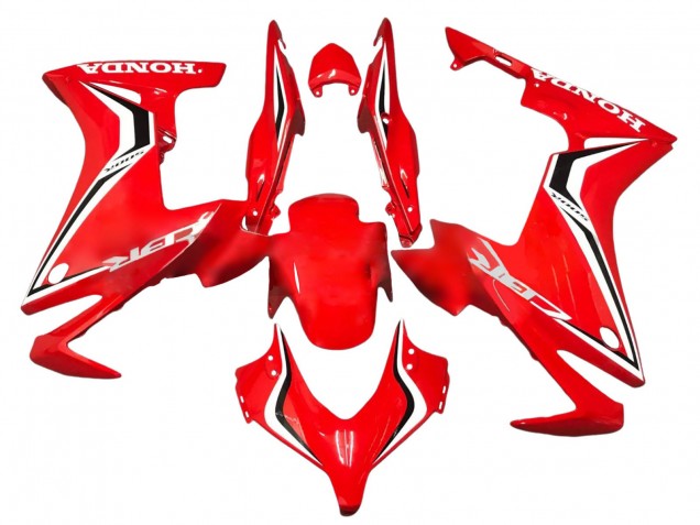 2013-2015 Honda CBR500R Motorcycle Fairings - Red White Black Stripe Canada Suppliers