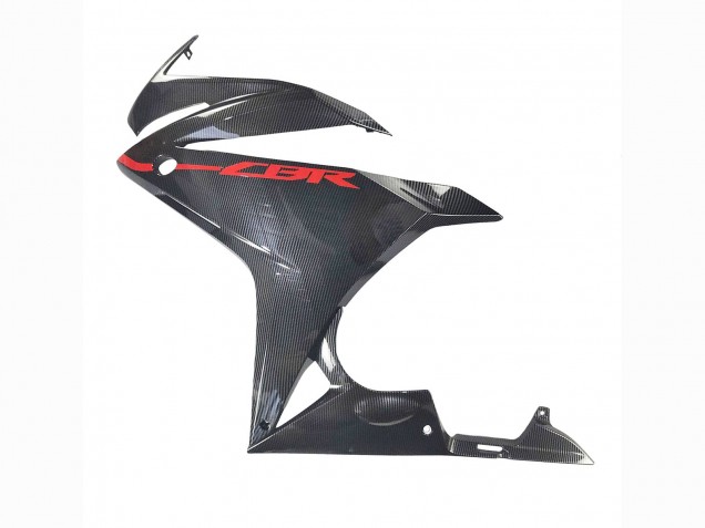 2016-2018 Honda CBR500R Motorcycle Fairings - Black Carbon Fiber Red Canada Suppliers