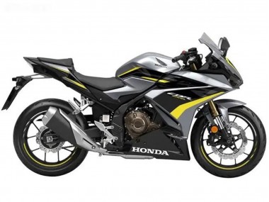 2022-2023 Honda CBR500R Motorcycle Fairings - Silver Yellow Glossy Black Canada Suppliers