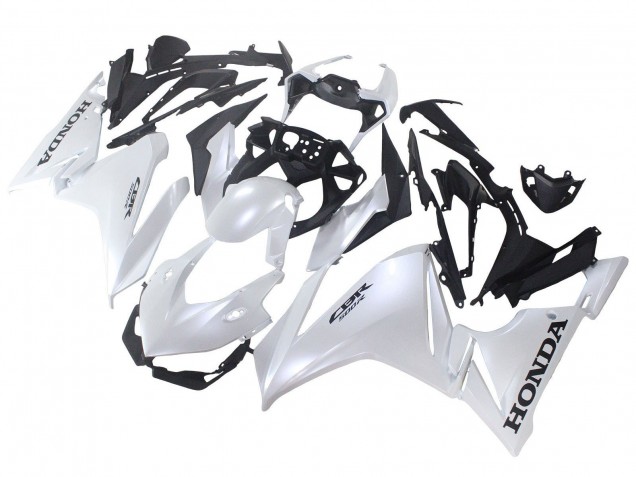 2022-2023 Honda CBR500R Motorcycle Fairings - Pearl White Canada Suppliers