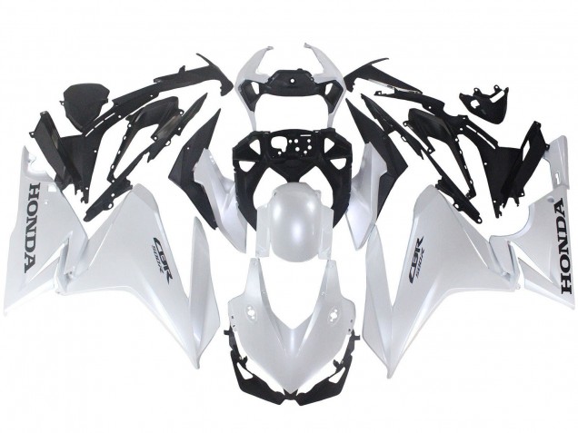 2022-2023 Honda CBR500R Motorcycle Fairings - Pearl White Canada Suppliers