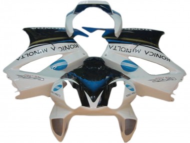 2002-2013 Honda VFR 800 Motorcycle Fairings - White Blue Black Konica Minolta Canada Suppliers