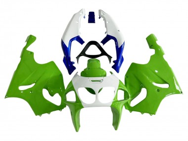 1996-2003 Kawasaki ZX7R Motorcycle Fairings - White Green Blue Canada Suppliers