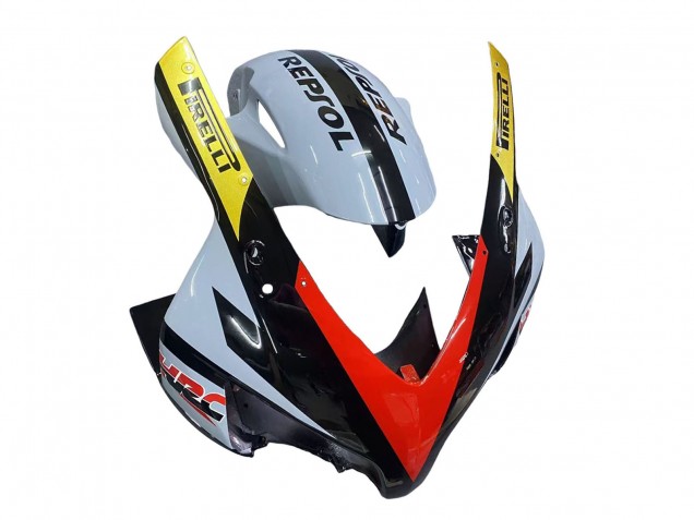 2004-2005 Honda CBR1000RR Motorcycle Fairings - Yellow Red White Glossy Red Bull Repsol HRC Canada Suppliers