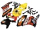 2004-2005 Honda CBR1000RR Motorcycle Fairings - Yellow Orange Glossy Black Repsol Rossi 46 Canada Suppliers
