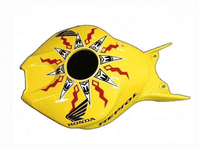 2004-2005 Honda CBR1000RR Motorcycle Fairings - Yellow Orange Glossy Black Repsol Rossi 46 Canada Suppliers