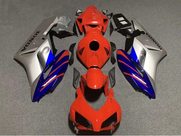 2004-2005 Honda CBR1000RR Motorcycle Fairings - Silver Blue Red Stripe Canada Suppliers