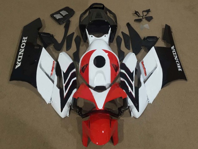 2004-2005 Honda CBR1000RR Motorcycle Fairing - White Red Matte Black Canada Suppliers