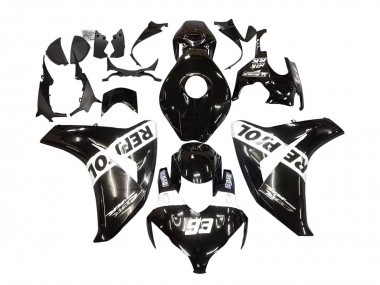 2008-2011 Honda CBR1000RR Motorcycle Fairings - Glossy Black White Repsol 93 Canada Suppliers