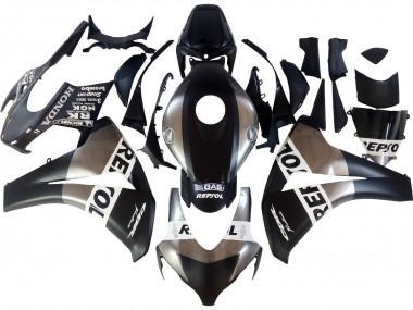 2008-2011 Honda CBR1000RR Motorcycle Fairings - Silver Matte Black Repsol Canada Suppliers