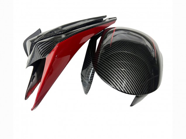 2008-2011 Honda CBR1000RR Motorcycle Fairings - Black Carbon Fiber Red Canada Suppliers