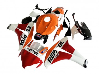 2008-2011 Honda CBR1000RR Motorcycle Fairing - Orange White Red Glossy Black Repsol HRC Canada Suppliers