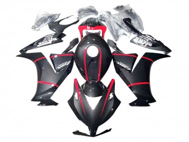 2012-2016 Honda CBR1000RR Motorcycle Fairings - Black Carbon Fiber Red Canada Suppliers