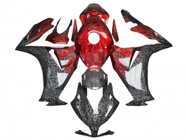 2012-2016 Honda CBR1000RR Motorcycle Fairings - Red Black Forged Carbon Fiber Canada Suppliers