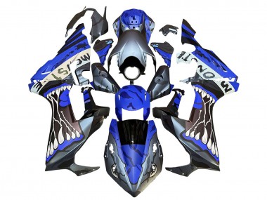2017-2023 Honda CBR1000RR Motorcycle Fairings - Blue Grey Glossy Black Monster Canada Suppliers