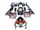 2003-2004 Honda CBR600RR Motorcycle Fairings - Matte Black Orange Repsol Rossi 46 Canada Suppliers