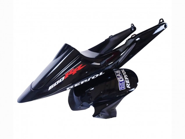 2003-2004 Honda CBR600RR Motorcycle Fairings - Glossy Black White Repsol Canada Suppliers