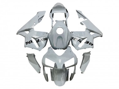 2003-2004 Honda CBR600RR Motorcycle Fairings - Silver Black Repsol Canada Suppliers