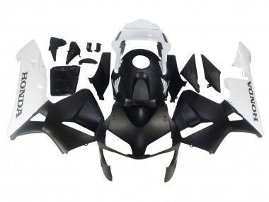 2003-2004 Honda CBR600RR Motorcycle Fairings - White Matte Black Canada Suppliers