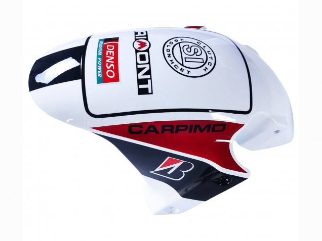 2003-2004 Honda CBR600RR Motorcycle Fairings - White Red Glossy Black DENSO Rimont Canada Suppliers