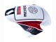2003-2004 Honda CBR600RR Motorcycle Fairings - White Red Glossy Black DENSO Rimont Canada Suppliers