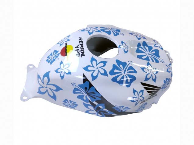 2003-2004 Honda CBR600RR Motorcycle Fairings - White Blue Red Nastro Azzurro 46 Canada Suppliers