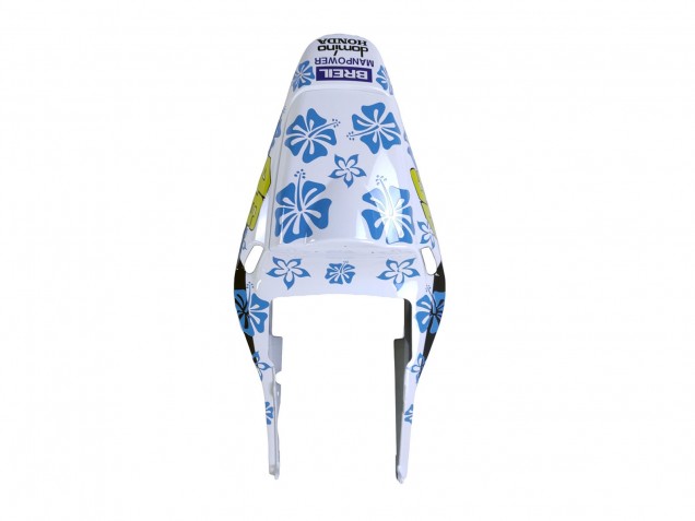 2003-2004 Honda CBR600RR Motorcycle Fairings - White Blue Red Nastro Azzurro 46 Canada Suppliers