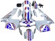 2003-2004 Honda CBR600RR Motorcycle Fairings - White Red Blue Canada Suppliers