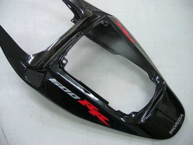 2005-2006 Honda CBR600RR Motorcycle Fairings - Glossy Black Grey Flame Canada Suppliers