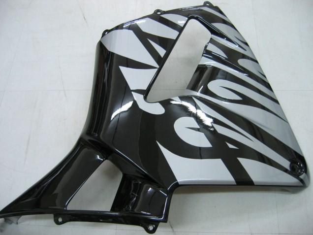 2005-2006 Honda CBR600RR Motorcycle Fairings - Glossy Black Grey Flame Canada Suppliers