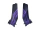 2005-2006 Honda CBR600RR Motorcycle Fairings - Matte Black Purple Canada Suppliers